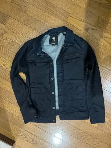 [새상품급] G-Star RAW 데님 자켓 다크 블루 블랙 남성용
