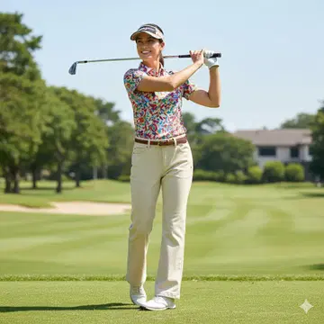 까스텔바작 스포츠 골프 팬츠 브레멘 자수 44 베이지 계열