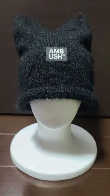 AMBUSH rave beanie 고양이 귀 니트 모자