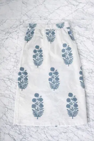 론 헤르만 x 블록 프린츠 스커트 포피 플라워 프린트 꽃무늬