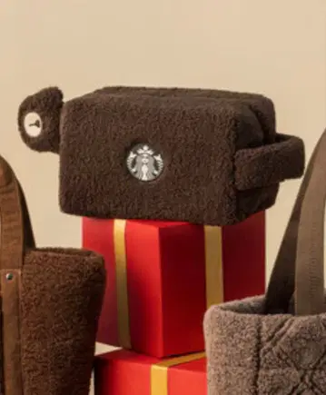 대만 한정판 스타벅스 복슬복슬 파우치 백 케이스