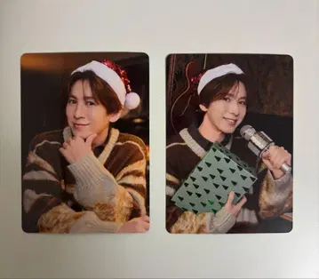 SHOW-WA X'mas 한정판 트레이딩 카드 테라다 신지로 2장 세트