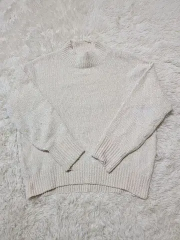 Dessin 아이보리 터틀넥 스웨터 3 데셍