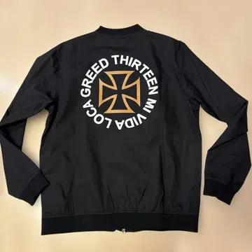 used GREED13 지퍼 블루종 XXL 블랙 리키 군 코토네 양