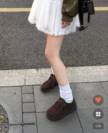 nugu 다크 브라운 로퍼