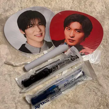 SnowMan 메구로 렌 부채 응원봉 세트