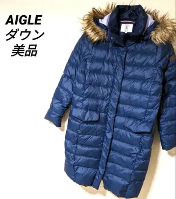AIGLE 다운 코트 롱 다운 자켓 새상품급 충전솜 코트 아우터