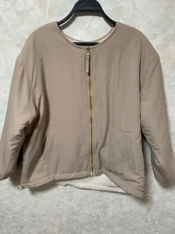 리버서블 자켓 L.L 베이지 아이보리