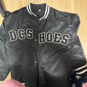 DC 바시티 자켓 블랙 L