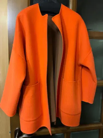 BEAMS 울 리버서블 코트 벨트 포함