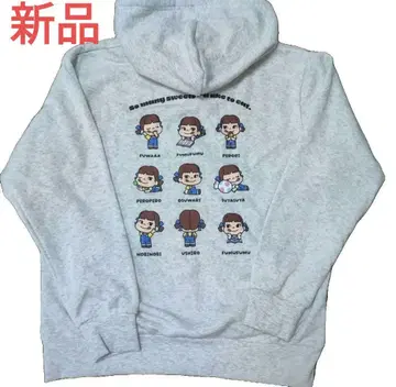 페코짱 집업 후드티 속기모 L 사이즈 미사용 새상품 키링 포함