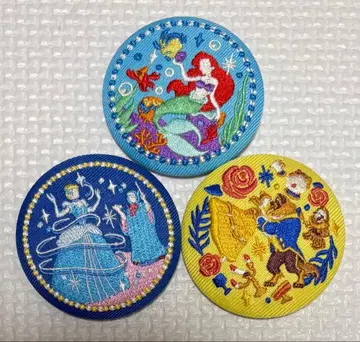 디즈니 자수 캔뱃지 3개 세트