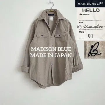 새상품급 MADISONBLUE 햄프턴 백 새틴 셔츠 01