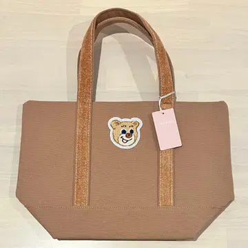 [ 미사용 새상품 ] 페이러 올드 테디 와펜 토트백(소) 베이지