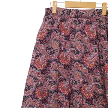 [새상품급] 유니클로 x JW 앤더슨 페이즐리 랩스커트 프릴