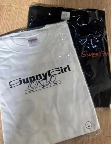 Sunny Girl 티셔츠 2장 세트 L 사이즈