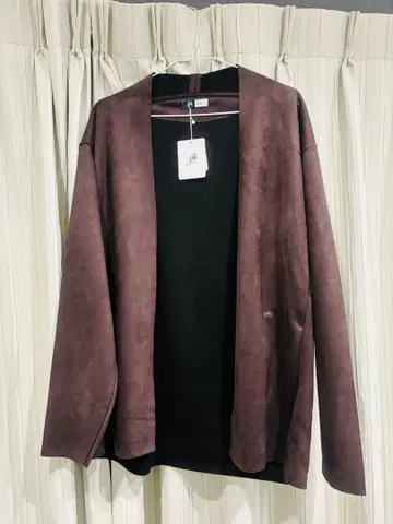 SPU 브라운 노카라 자켓 L