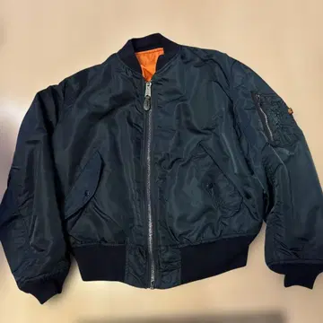 중고 USA제 알파사 MA-1 M 네이비 컬러