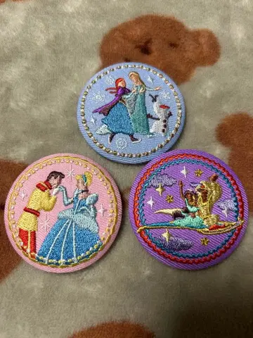 디즈니 자수 캔뱃지