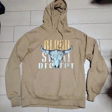 BLOOD SWEAT RESPECT 후드티 베이지 프로젝트 락