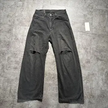 ATTACHMENT 11oz 데님 와이드 커브 진