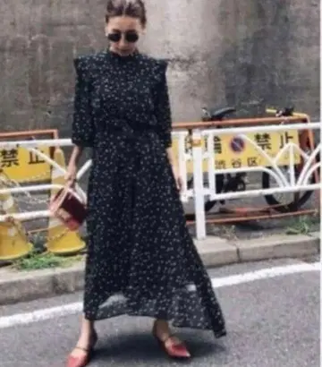 아메리빈티지 별 패턴 롱 원피스