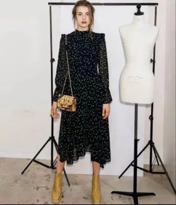 아메리빈티지 별 패턴 롱 원피스