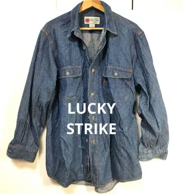 LUCKY STRIKE 데님 워크 셔츠 L