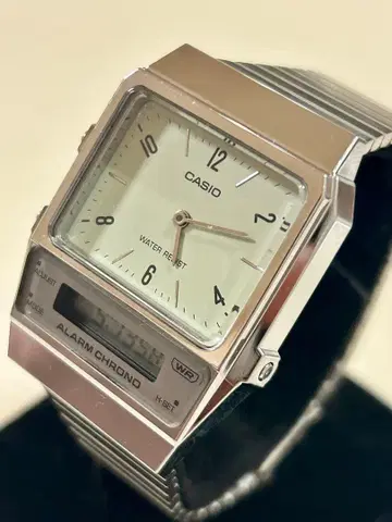 CASIO 카시오 AQ-800E 남성용 데지아나 쿼츠 손목시계 작동품