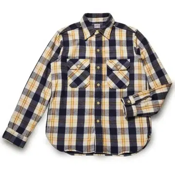 2025 새상품 WAREHOUSE 플란넬 셔츠 B 패턴 L