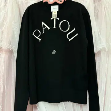 patou 긴팔 니트 블랙 S