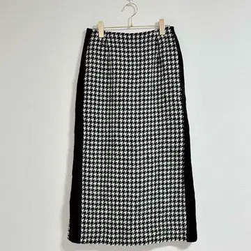 [artemarveel] 하운드 투스 타이트 롱 스커트 L