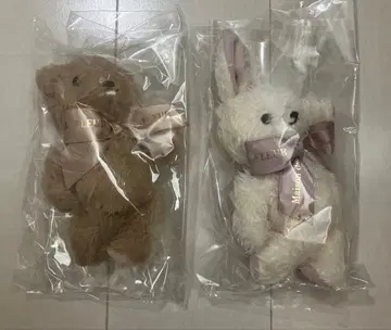 메종 드 플뢰르 곰과 토끼 마스코트 홀더
