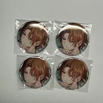 사기나나키 캔뱃지 비즈로그 4개