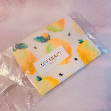 미사용 LOVERARY BY FEILER 레몬 도트 티슈 파우치