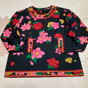 LEONARD 긴팔 꽃무늬 상의 M