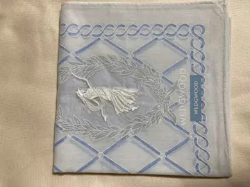 WEDGWOOD 웨지우드 손수건 레이스 자수 비침 있음 초레어