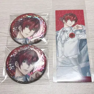 미남 왕자 5주년 기념 SHOP 카가리 캔뱃지 2개 x 책갈피