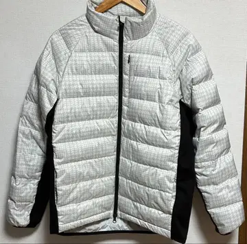 TIGORA 다운 자켓 L 사이즈 화이트x라이트 그레이