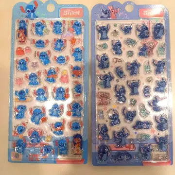 스티치 푸크리씰 입체 디즈니 드롭씰