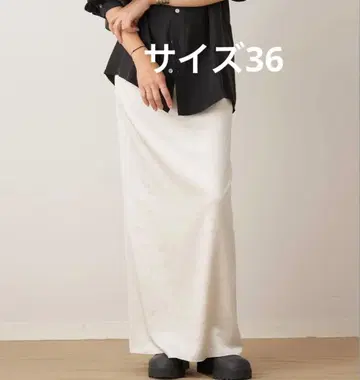 plage 새틴 스커트