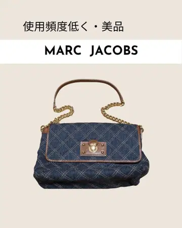 MARC JACOBS 데님 퀼팅 숄더백