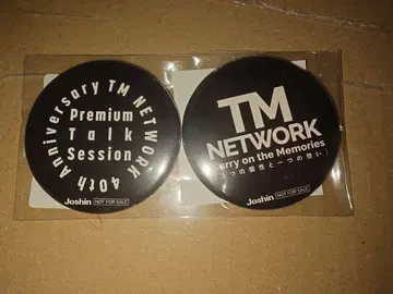 TM NETWORK Carry on the Memories 캔뱃지