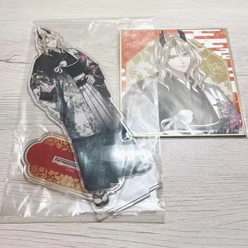 잘생긴 남자 겐지전 4주년 기념 이부키 빅 아크릴 스탠드 미니 색지