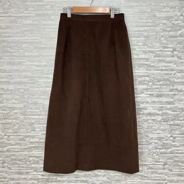 벨드보와 롱 스커트 브라운 안감 부착 11 사이즈 루즈핏