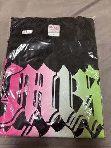 교토 대작전 2019 티셔츠 L 사이즈 블랙 x 핑크 x 그린