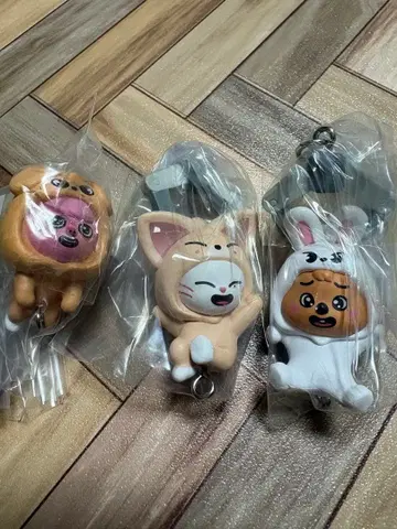 SKZOO 집게로 집어 연결하는 마스코트 3종 세트