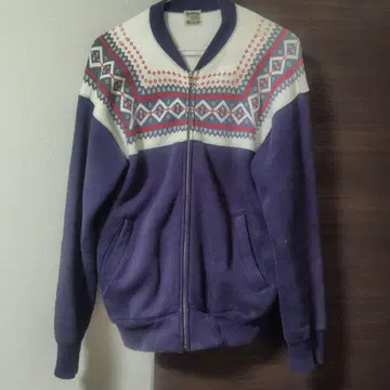 페로우즈 눈꽃 패턴 노르딕 패턴 집업 맨투맨 M