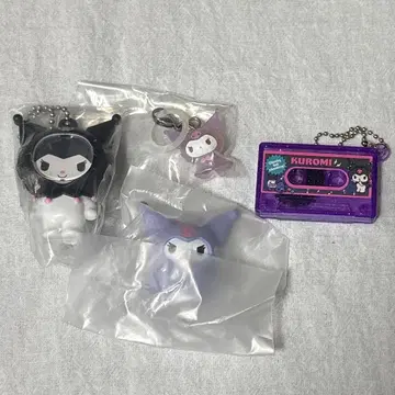 쿠로미 가챠가챠 묶음 판매 4세트 메지루시 액세서리 산리오