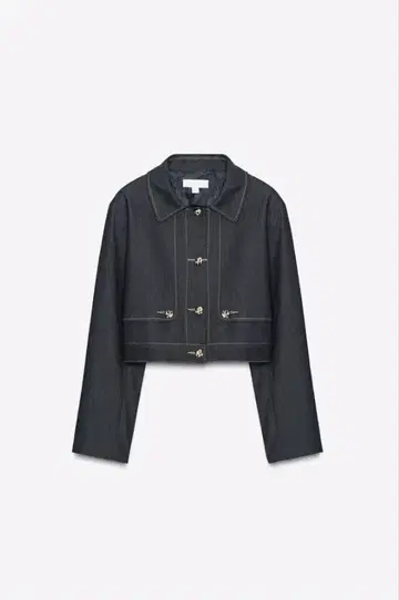 ZARA 대비 스티치 숏 자켓